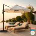 Guarda-sol Resistente c/Braço Lateral Giratório 3m Boracay Promoção
