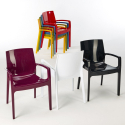 Cadeiras confortáveis Brilhantes Profissionais Empilháveis Externo e interno Cream  