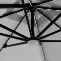 Guarda-sol com Braço Ajustável e Iluminação LED 3x3m Paradise Brown Light Escolha
