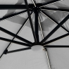 Guarda-sol com Braço Ajustável e Iluminação LED 3x3m Paradise Brown Light Escolha