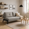 Sofá-cama moderno com 2 lugares em tecido para sala estar Bellamy Venda