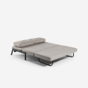Sofá-cama moderno com 2 lugares em tecido para sala estar Bellamy Saldos