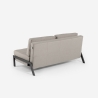 Sofá-cama moderno com 2 lugares em tecido para sala estar Bellamy Catálogo