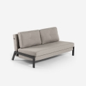 Sofá-cama moderno com 2 lugares em tecido para sala estar Bellamy Estoque