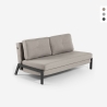 Sofá-cama moderno com 2 lugares em tecido para sala estar Bellamy Promoção