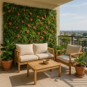 Sebe artificial perene 100x100cm plantas 3D jardim Lemox Venda