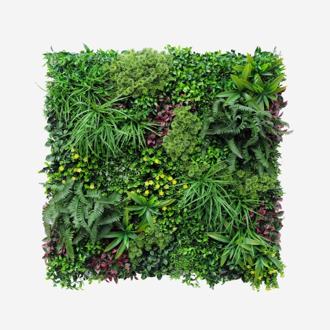 Sebe artificial realista 100x100cm plantas 3D  jardim exterior Ilex Promoção
