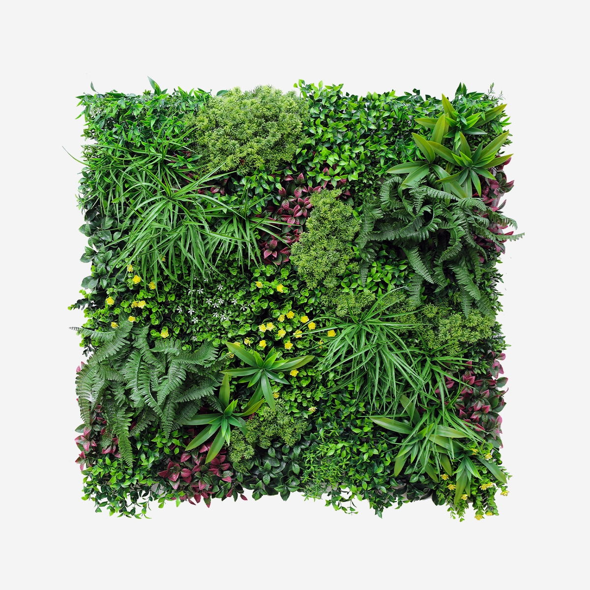 Sebe artificial realista 100x100cm plantas 3D  jardim exterior Ilex Promoção