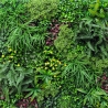 Sebe artificial realista 100x100cm plantas 3D  jardim exterior Ilex Saldos