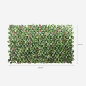 Sebe artificial para jardim extensível 200x100cm Salix Descontos