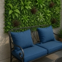 Sebe artificial 100x100cm planta 3D realista varanda jardim Briux Oferta