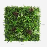 Sebe artificial 100x100cm planta 3D realista varanda jardim Briux Descontos