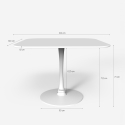 Mesa Quadrada p/Sala de jantar Cozinha Bar Lillium 100