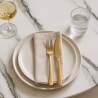 Mesa Redonda 80cm Mármore Dourada Moderna Elegante Monika Medidas