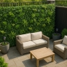 Sebe plantas artificiais de jardim em grade 200x100cm extensível Laurus Oferta