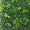 Sebe plantas artificiais de jardim em grade 200x100cm extensível Laurus Saldos