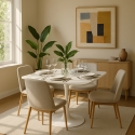Mesa Quadrada p/Café Bar Restaurante ou Cozinha Lillium 80 Oferta