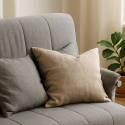 Sofá-cama dobrável p/Apartamentos pequenos Prático Simples Almofadas Deborah twin 