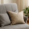 Sofá-cama dobrável p/Apartamentos pequenos Prático Simples Almofadas Deborah twin 