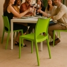 Cadeiras Empilháveis e Modernas p/Restaurantes Cafés Casas Apartamentos Paris Saldos