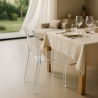 18 Cadeiras Empilháveis Transparentes Salas de Jantar Eventos Cristal light Catálogo