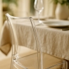 18 Cadeiras Empilháveis Transparentes Salas de Jantar Eventos Cristal light Preço