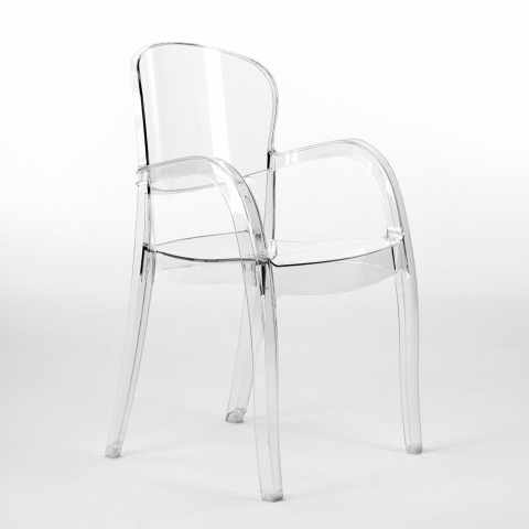20 Cadeiras transparentes bar policarbonato Joker Grand Soleil