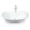 Banheira oval de instalação livre Acrílico Branca Resistente Casa de Banho Siro Saldos