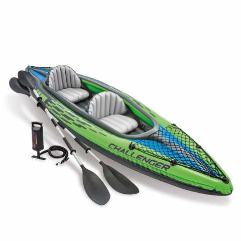 Intex 68306 Kayak Caiaque Barco Insuflável, Challenger K2 Promoção