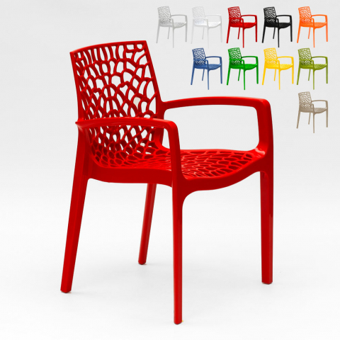 22 Cadeiras com Apoio de braços p/Bar, Esplanadas, Uso interno e externo, Gruvyer  Promoção