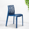 Cadeiras de Cozinha Empilháveis Moderna Confortáveis Resistentes ao sol Gruvyer 