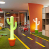 Cactus Decoração Planta Iluminado LED Quarto Sala  Promoção