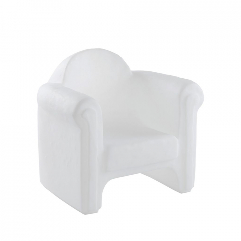 Cadeira Poltrona Branca Futurista Artística Moderna Confortável Easy Chair Promoção