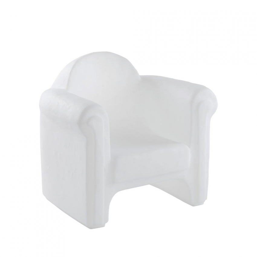 Cadeira Poltrona Branca Futurista Artística Moderna Confortável Easy Chair Promoção