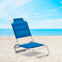 Cadeira de Praia em Alumínio Dobrável Confortável Tropical Modelo
