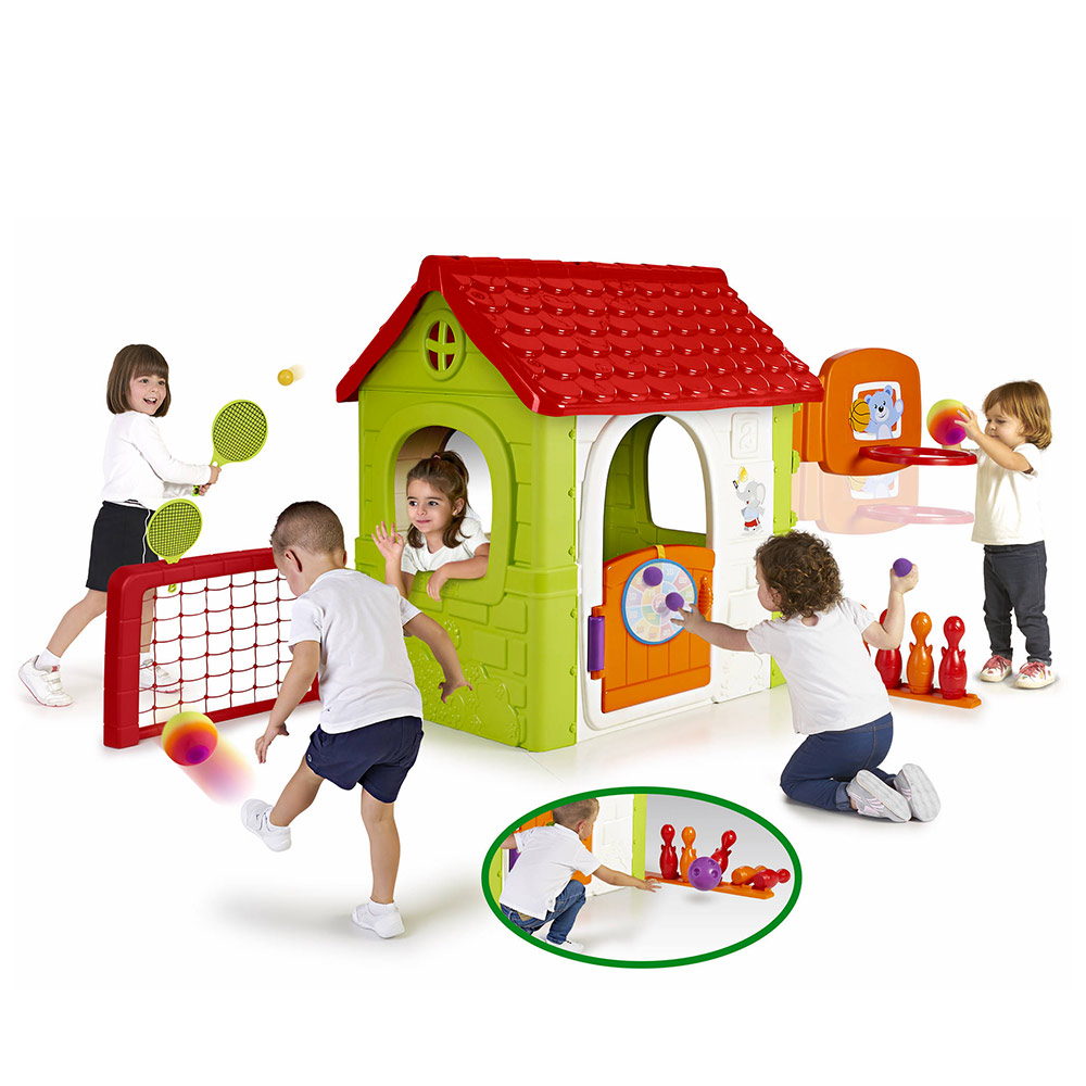 Casinha de Jardim para Crianças Multi Activity House Feber