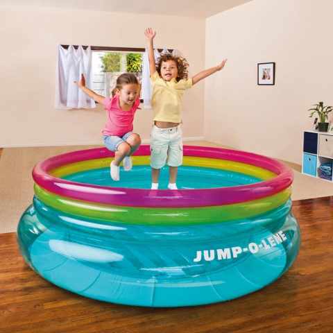 Trampolim infantil insuflável Intex 48267 Jump-O-Lene