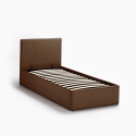 Cama de Solteiro Moderna c/Arrumação 80x190 Basel twin 