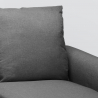 Sofá-cama 3 lugares c/Tecido removível Almofadas Decoração interior Lapislazzuli Plus Descontos