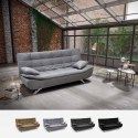 Sofá-cama 2 lugares c/Almofadas Moderno Elegante Reclinável Centenário Custo