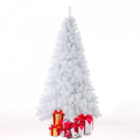 Árvore de Natal Sintética, Tradicional Branca, Alta, 210cm, Aspen Promoção