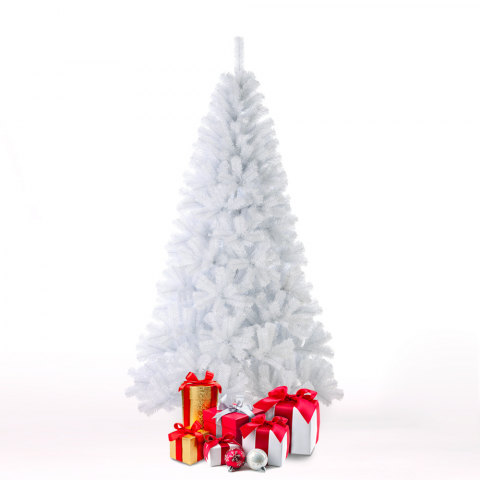 Árvore de Natal Artificial Branca c/180cm, Clássica, Tradicional, Gstaad Promoção