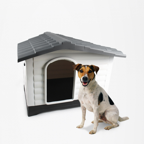 Casota para Animais Cães Pequenos Resistente Terraço Jardim Quintal, Lola Promoção
