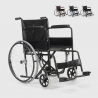 Cadeira de Rodas Ortopédica Dobrável em Couro p/Deficientes e Idosos Violet Venda