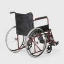 Cadeira de Rodas com Apoio de Pernas Dobrável p/Deficientes e Idosos Peony 