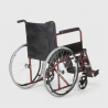 Cadeira de Rodas com Apoio de Pernas Dobrável p/Deficientes e Idosos Peony 