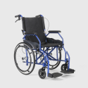 Cadeira de Rodas Dobrável em Tecido Ortopédico com Travões p/Deficientes e Idosos Dasy Estoque