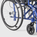 Cadeira de Rodas Dobrável em Tecido Ortopédico com Travões p/Deficientes e Idosos Dasy Medidas