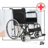 Cadeira de Rodas em Tecido Ortopédica Dobrável p/Deficientes e Idosos Lily Saldos