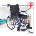 Cadeira de Rodas Dobrável em Tecido Ortopédico com Travões p/Deficientes e Idosos Dasy Saldos
